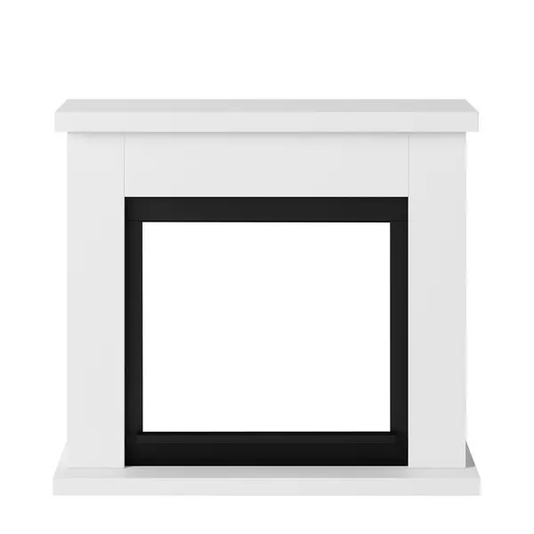 Habillage de cheminée pour Powerflame modèle Frode - Blanc pur - TAGU