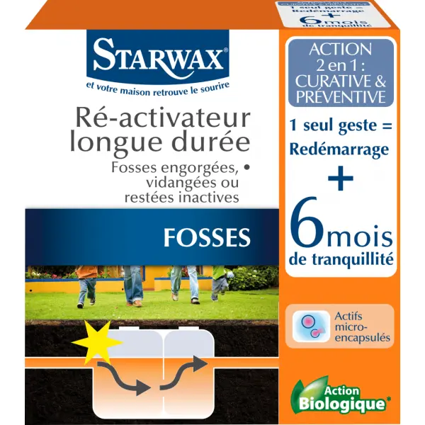 Traitement réactiveur biologique micro capsules 500 g STARWAX 0.5 kg - Starwax