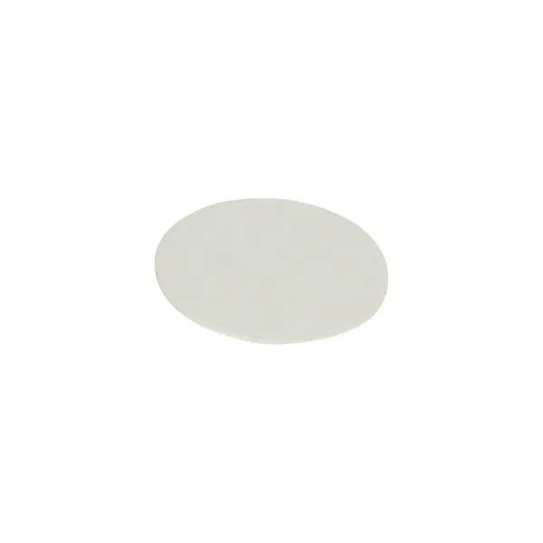 9 cache-vis adhésifs en plastique - Blanc - Ø 19 mm
