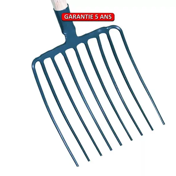 Fourche a huitres 9 dents - sans manche - PERRIN