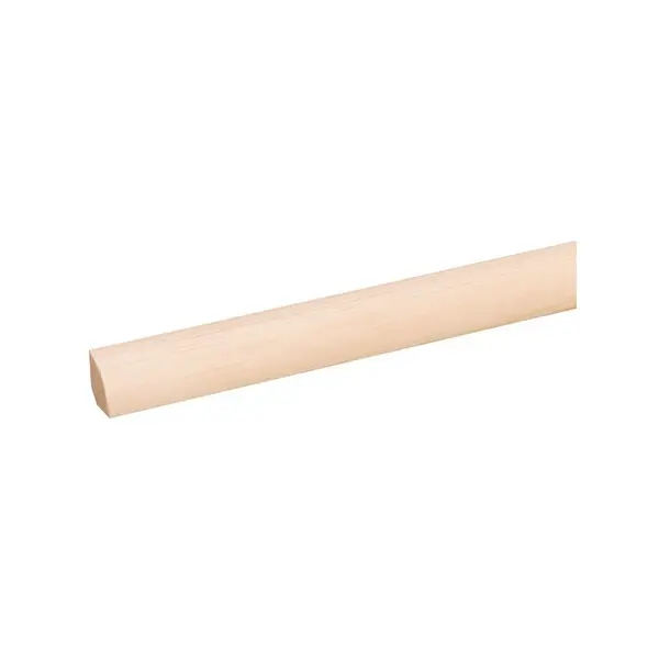Moulure quart de rond en pin 270 x 1,6 x 1,6 cm