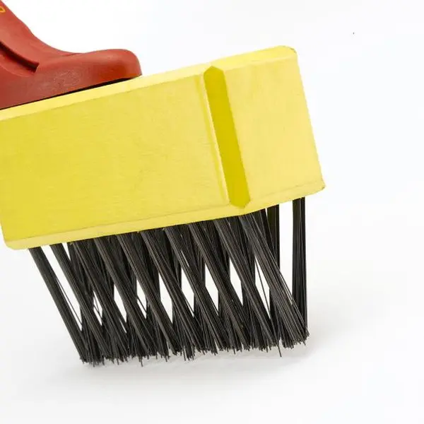 Grattoir brosse MULTI-STAR - 3 rangées de fils en métal - sans manche - OUTILS WOLF