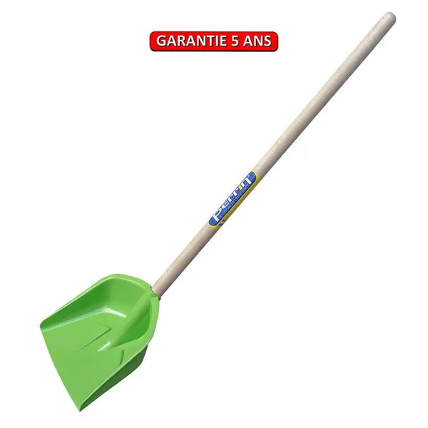 Pelle à neige enfant 19 cm - manche pomme 60 cm - verte - PERRIN