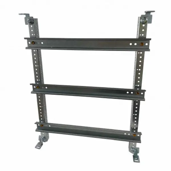 Chassis modulaire 54 modules pour coffret polyester ABB Aria 54 - 3 rangées de 18 modules