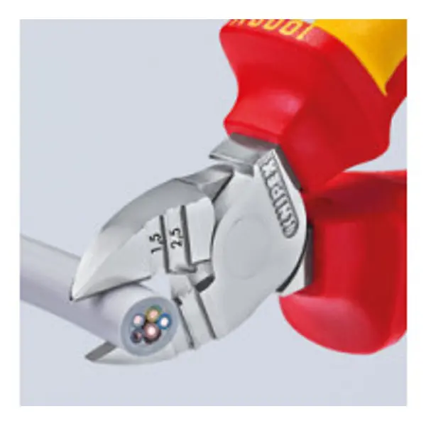 Pince a denuder coupante diagonale 1000v 14.26.160SB 160 mm 2,5 mm 216 g - KNIPEX
