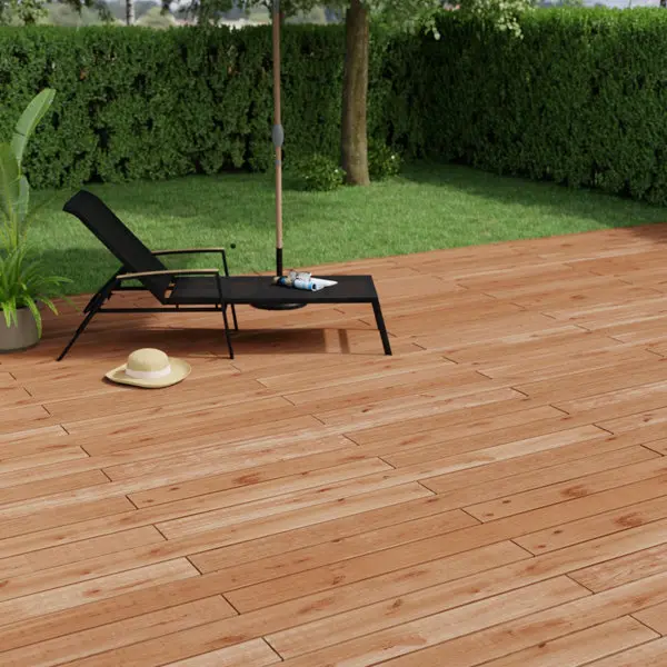 Lame de terrasse "Acera" incolore L. 3 m x l. 14,4 x EP. 2,7 cm
