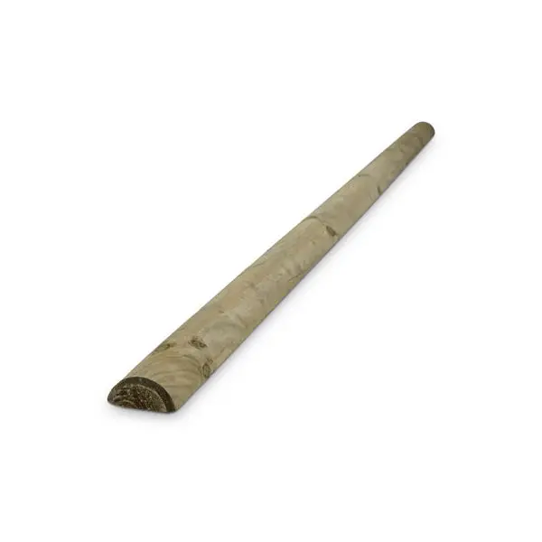 Demi-piquet pin traité autoclave classe 4 - H. 2,40 m x diamètre 7 cm