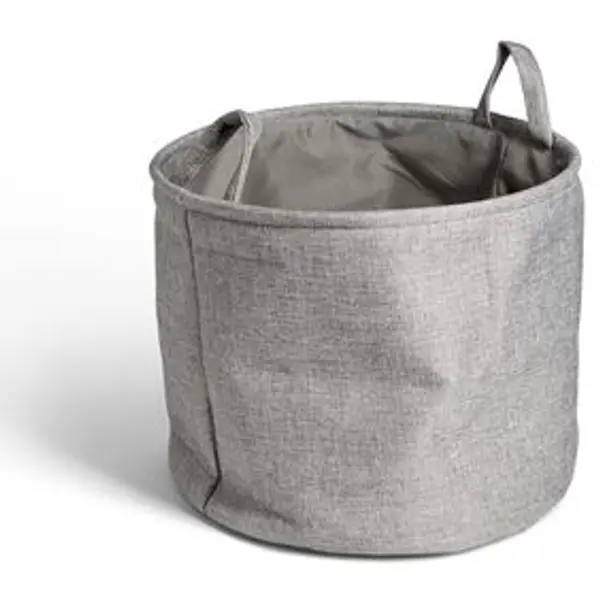 Panier de rangement pour bûches ou pellets Ø38xH32cm