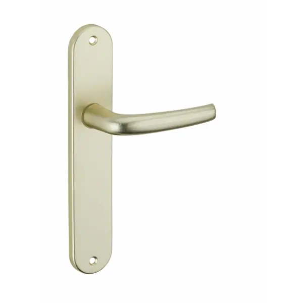 Ensemble de poignées pour porte intérieure Maia sans trou, carré 7mm, entr'axes 195mm, couleur F2 - THIRARD