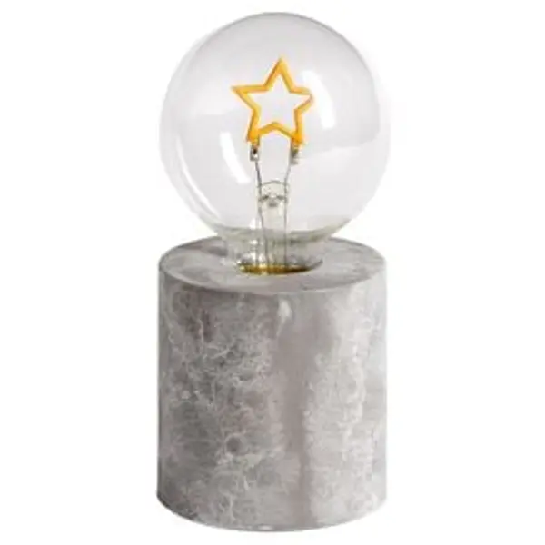 Ampoule déco LED sur socle étoile