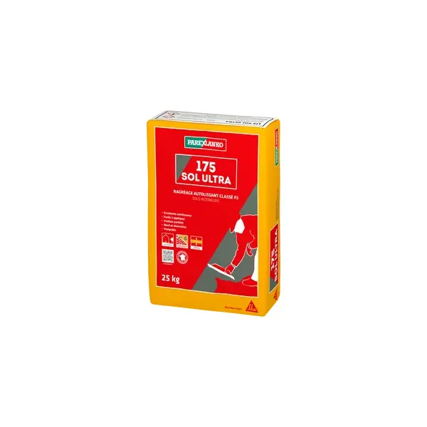 Ragréage autolissant Hautes performances 175 SOL ULTRA 25KG