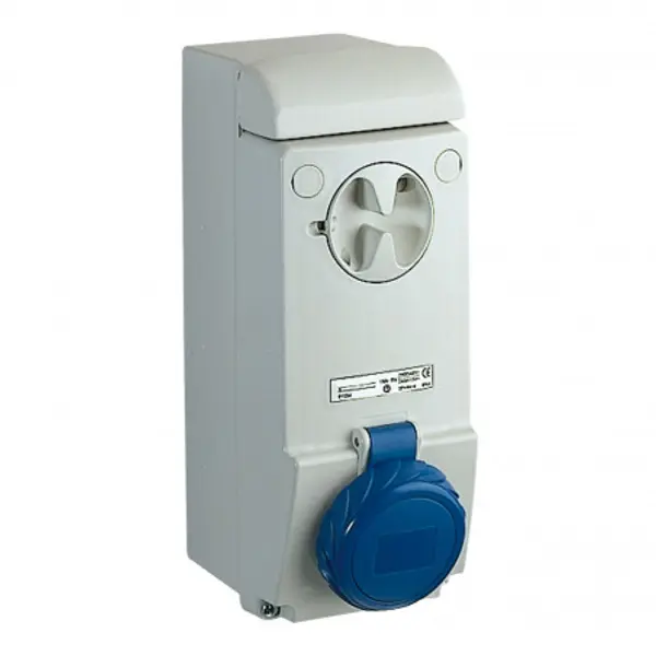 PKB63P523 Schneider PratiKa - socle de prise à vis - saillie - 63A - 2P+T - 220-250V IP67