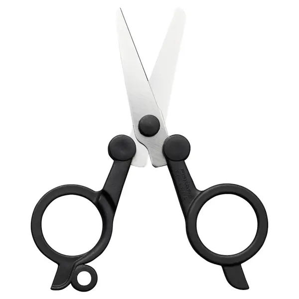 Ciseaux de voyage pliables - ReNew ambidextres - découpe compacte et sécurisée - FISKARS