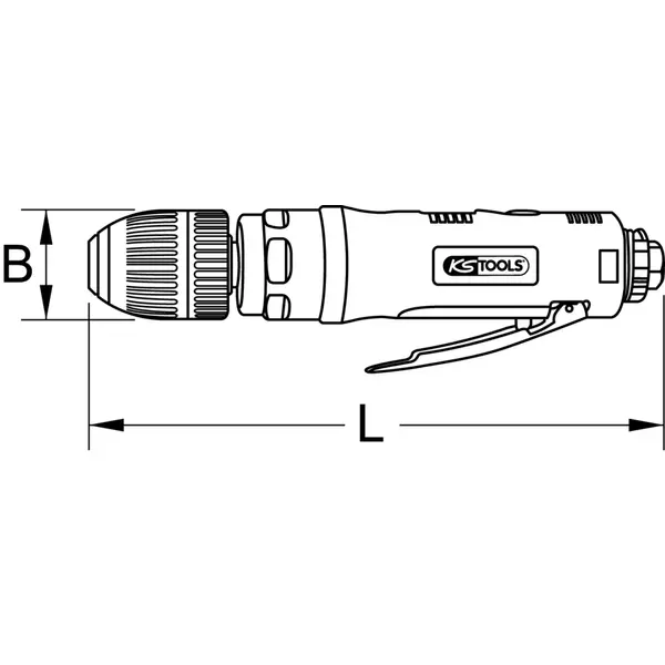Mini-perceuse droite pneumatique slimPOWER
