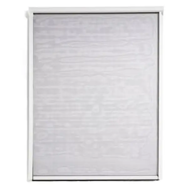 Moustiquaire enroulable pour fenêtre 125x160cm PVC blanc