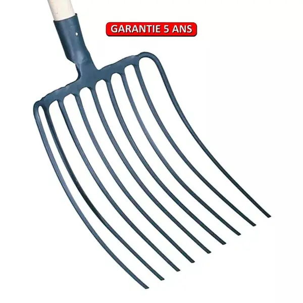 Fourche a cailloux douille 9 dents sans manche - PERRIN