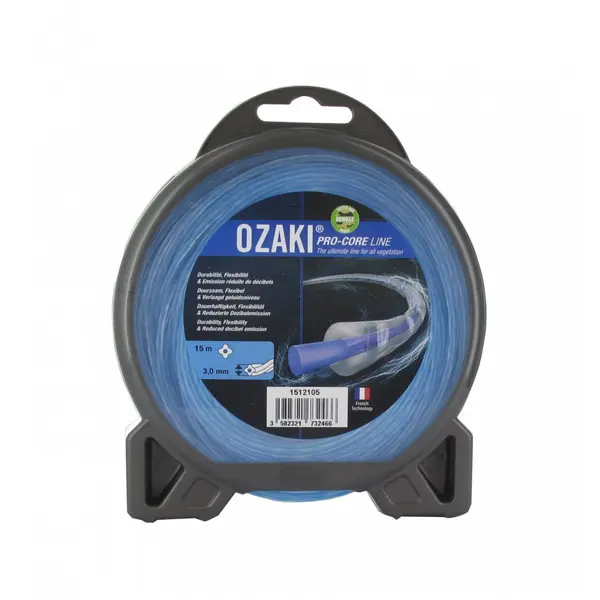 Coque fil nylon OZAKI PRO-CORE LINE. Co-extrudé Longueur: 15 m, Ø: 3,00mm - OZAKI