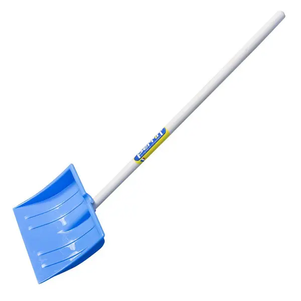 Poussoir à neige enfant 24,5 cm - bleu - manche pomme 66 cm - PERRIN