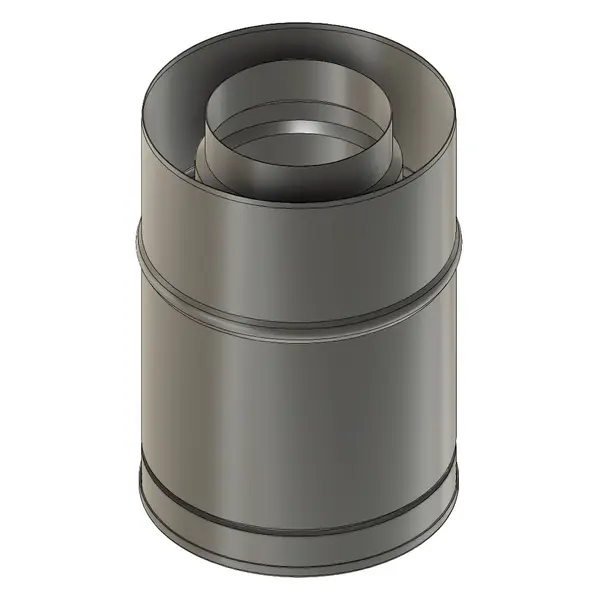 Adaptateur double paroi haut flexible isolé Ø180/240 mm - Joncoux