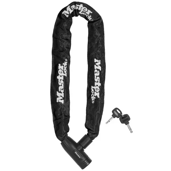 Chaîne antivol vélo, MASTER LOCK, L.0.9 m x diam.8 mm - MASTER LOCK
