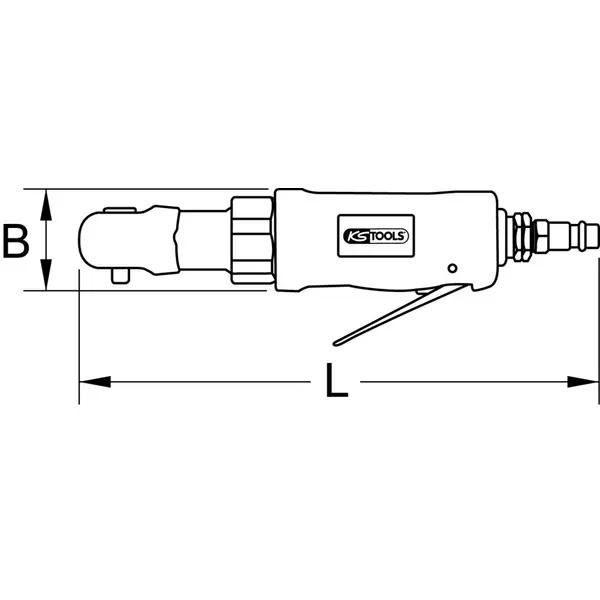 Mini clés à rochet pneumatiques SlimPOWER
