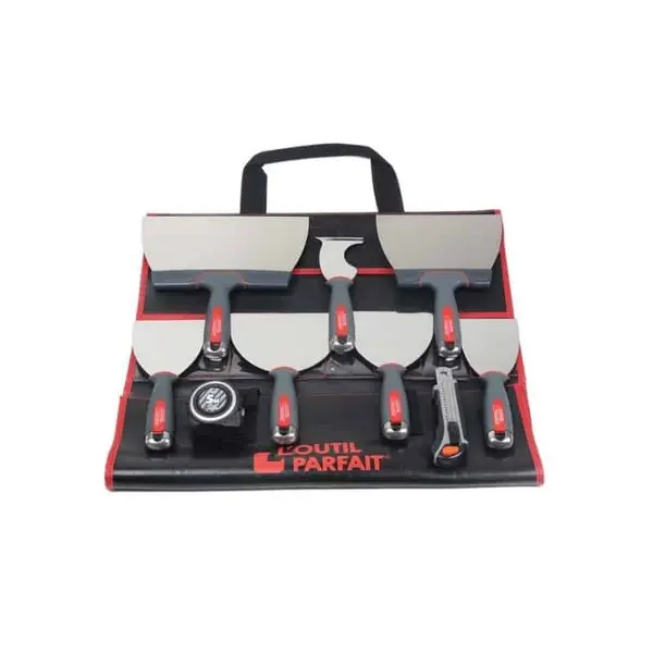 L'OUTIL PARFAIT Trousse 9 outils plaquiste & enduiseur Alu-choc' - 80426