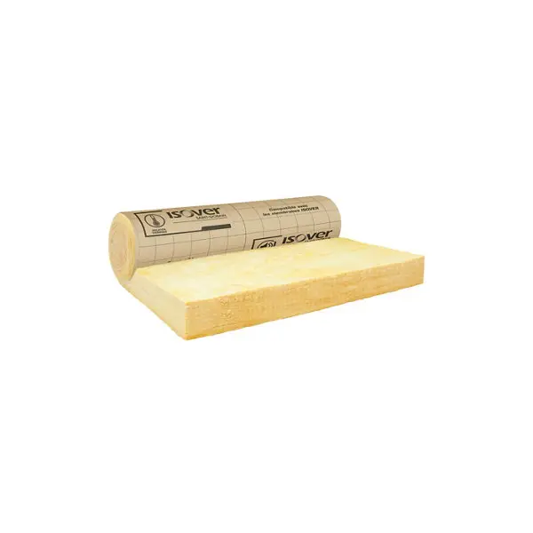Laine de verre 200mm Comble aménagé 35 R:5,7 - 3m x 1,2m - Rouleau kraft