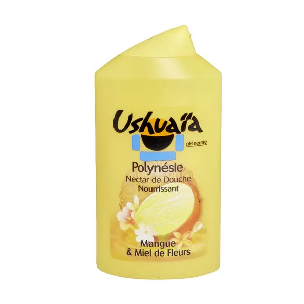 Gel douche Ushuaïa Polynésie nectar nourrissant mangue et miel 250ml