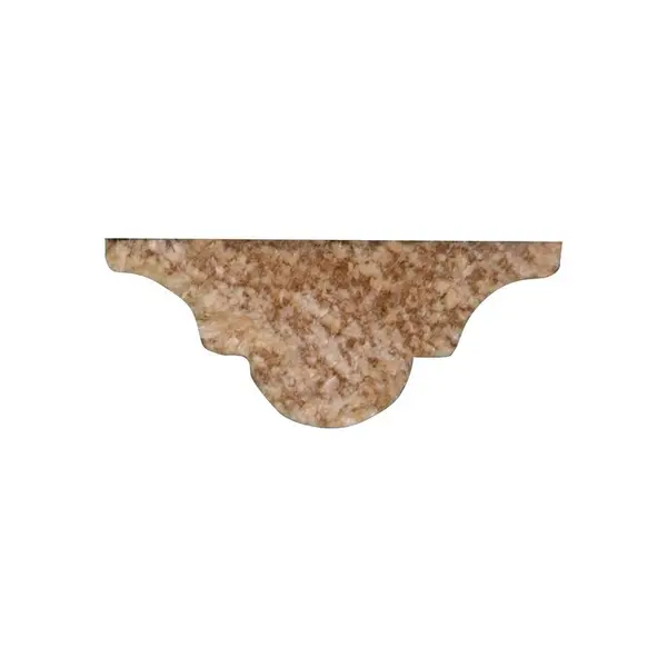 Moulure décorative en pin 270 x 2,2 x 0,9 cm
