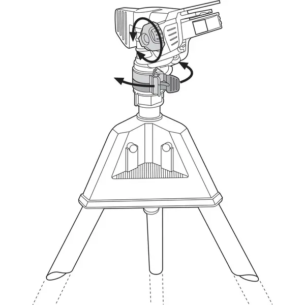 Arroseur Canon sur trépied Premium - GARDENA
