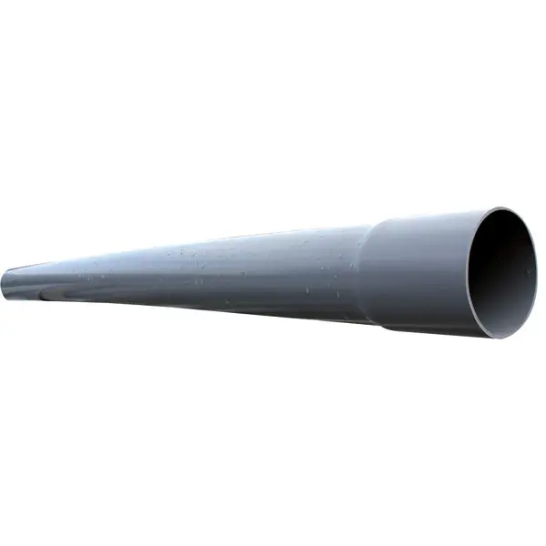 Tube PVC pour l'évacuation des eaux usées - Ø 100 mm x L. 4 m