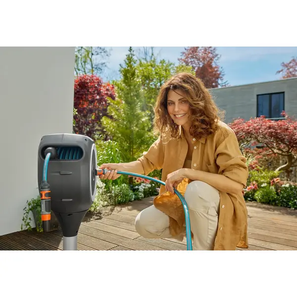 Dévidoir automatique pour terrasse RollUp - 20m - GARDENA