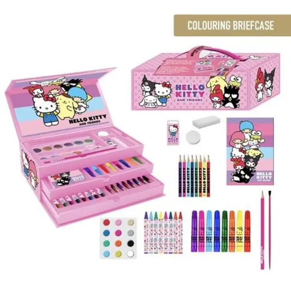 Hello Kitty Set Papeleria Maletin R-1270