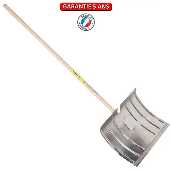 Poussoir à neige alu 50 cm manche 1,30 m, outil pour le déneigement - PERRIN