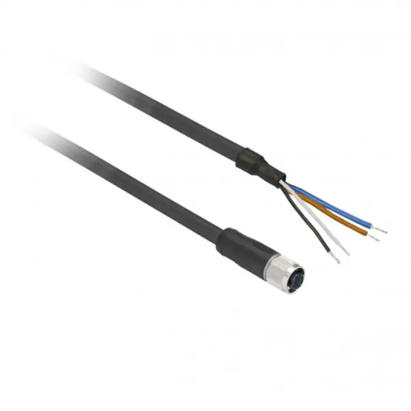 XZCP1169L5 Schneider OsiSense XZ - connecteur pré-câblé - droit femelle - M12 - 4 broches