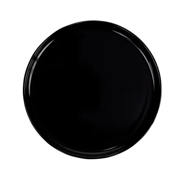 Assiette à dessert ronde Nordic porcelaine noir Ø22cm