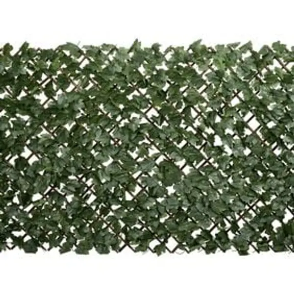 Treillis extensible avec feuillage artificiel vert 200xH100cm