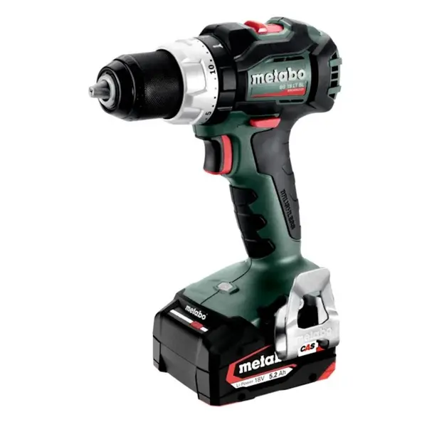 Perceuse Visseuse 18 V BS 18 LT BL - 2x5,2Ah - 34Nm - Coffret metaBOX - batterie incluse - Metabo