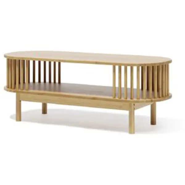 Table basse Gaïa bambou naturel - L100xP39xH36,5cm