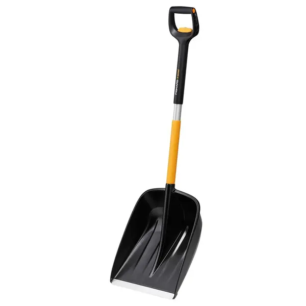 Pelle poussoir à neige télescopique X-series - poignée coudée en forme de D - FISKARS