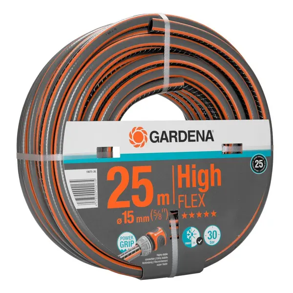 Tuyau d'arrosage HighFlex Ø 15 mm - 25 m - GARDENA