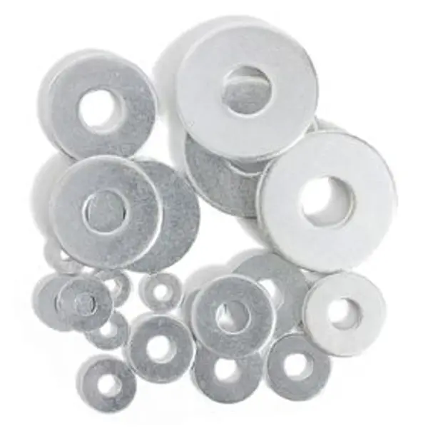 20 rondelles plates larges assorties acier zingué - Ø3/4/5/8/10 mm