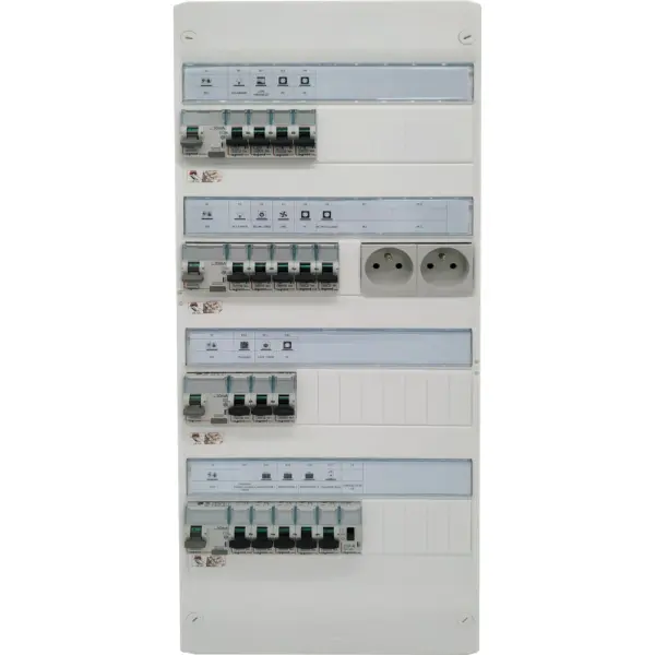 Tableau électrique monté câblé 35 à 100m² Chauffage électrique - LEGRAND