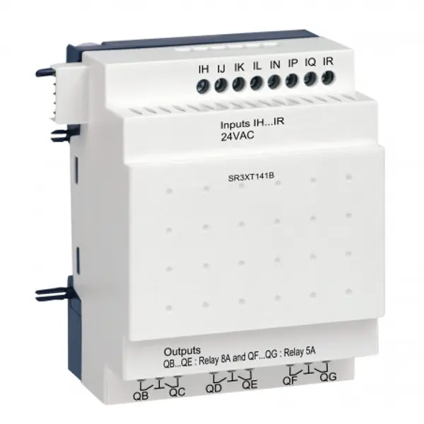 SR3XT141B Schneider - Automate Zelio Logic - module d'extension E/S TOR - 14 entrées/sorties -24Vca