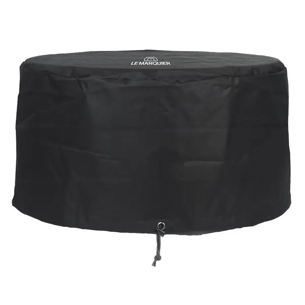 Housse pour brasero Original noir - Polyester enduit PVC - L66 x P66 x H36 cm - LE MARQUIER