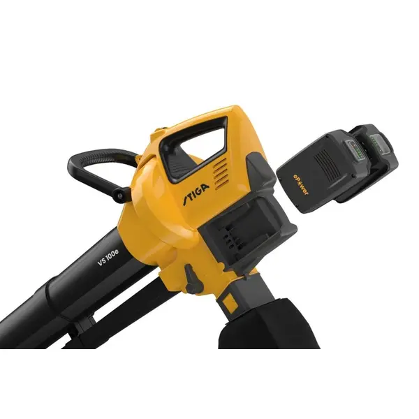 Souffleur aspirateur broyeur à batterie - VS 100e Kit - moteur 600 W - vitesse de l’air 55 m/s - sac collecteur 45 L - Stiga