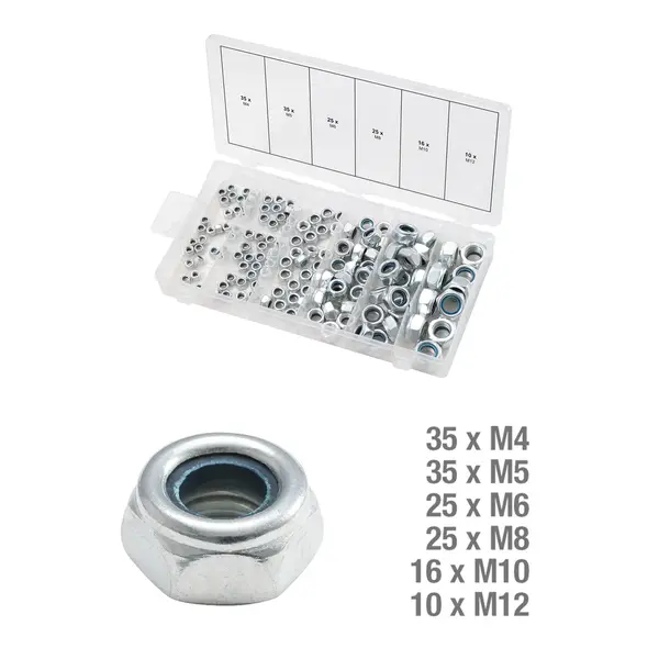 Assortiment d'écrous de sécurité x146