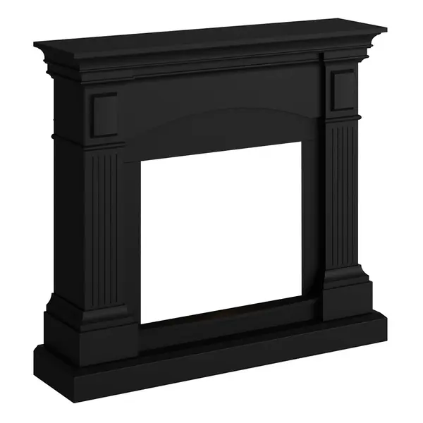 Habillage de cheminée pour Powerflame modèle Magna - Noir profond - TAGU