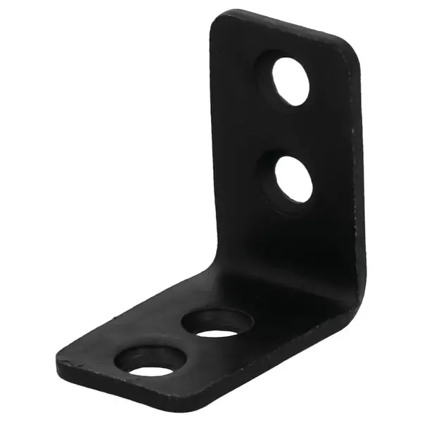 Equerre acier zingue noire Magnodur 25x25x15, SUKI - SUKI