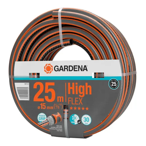 Tuyau d'arrosage HighFlex Ø 15 mm - 25 m - GARDENA